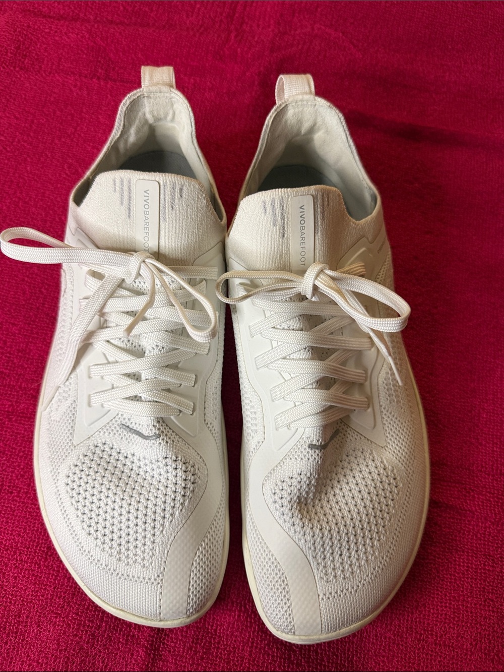 Vivo barefoot Women’s Lace-Up Barefoot Sneakers in Off-White